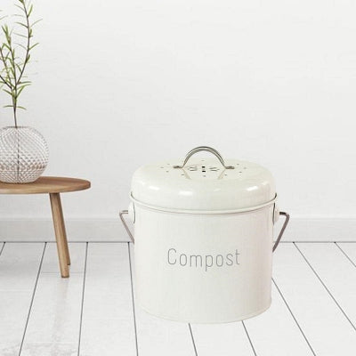 Composteur de Cuisine - KitchenBucket™ - Blanc