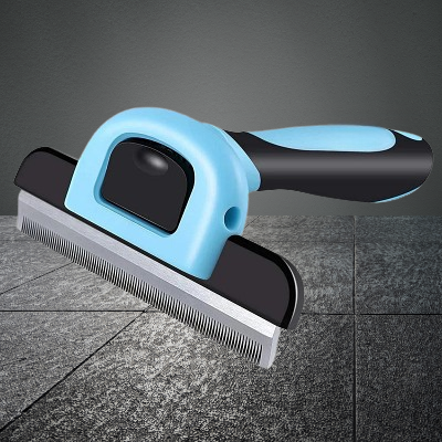 Brosse chien - DOGCombBrush™ - Bleu