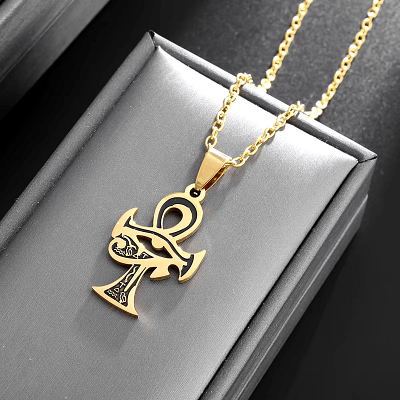 amulette de protection - SpiritualAmulets™ - Ankh doré