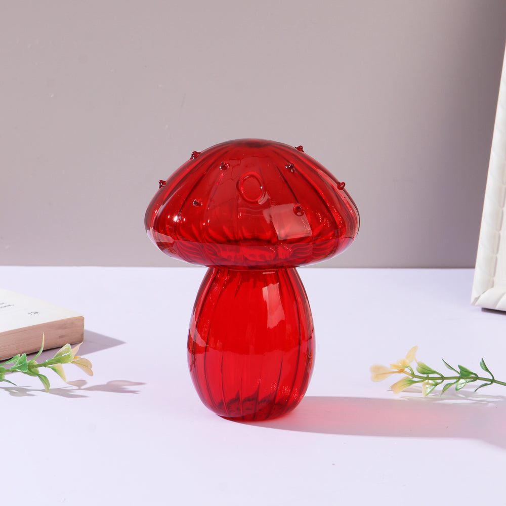 Vase en Verre - NordicMushroomVase™ - Rouge