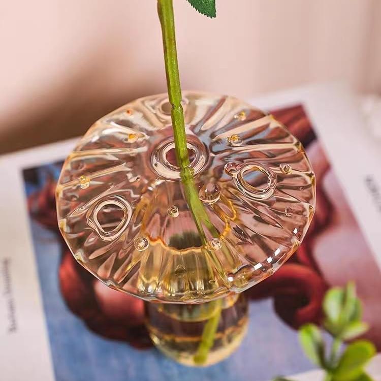 Vase en Verre - NordicMushroomVase™ - Marron