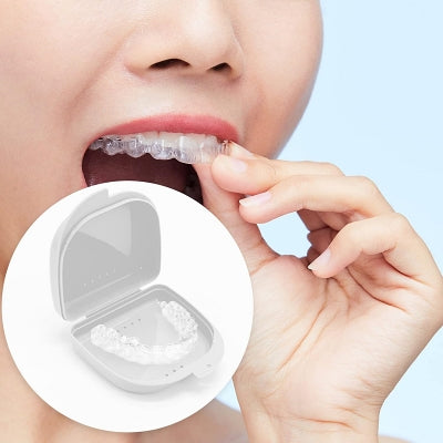 Boite gouttière dentaire - DentalCare™ - Blanc