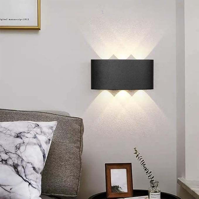 Applique Murale Led - BrillWall™ - 6W Noir