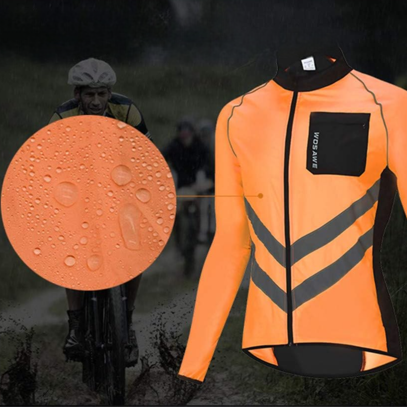 Veste Pluie Velo - WindproofCyclingJacket™ - Orange