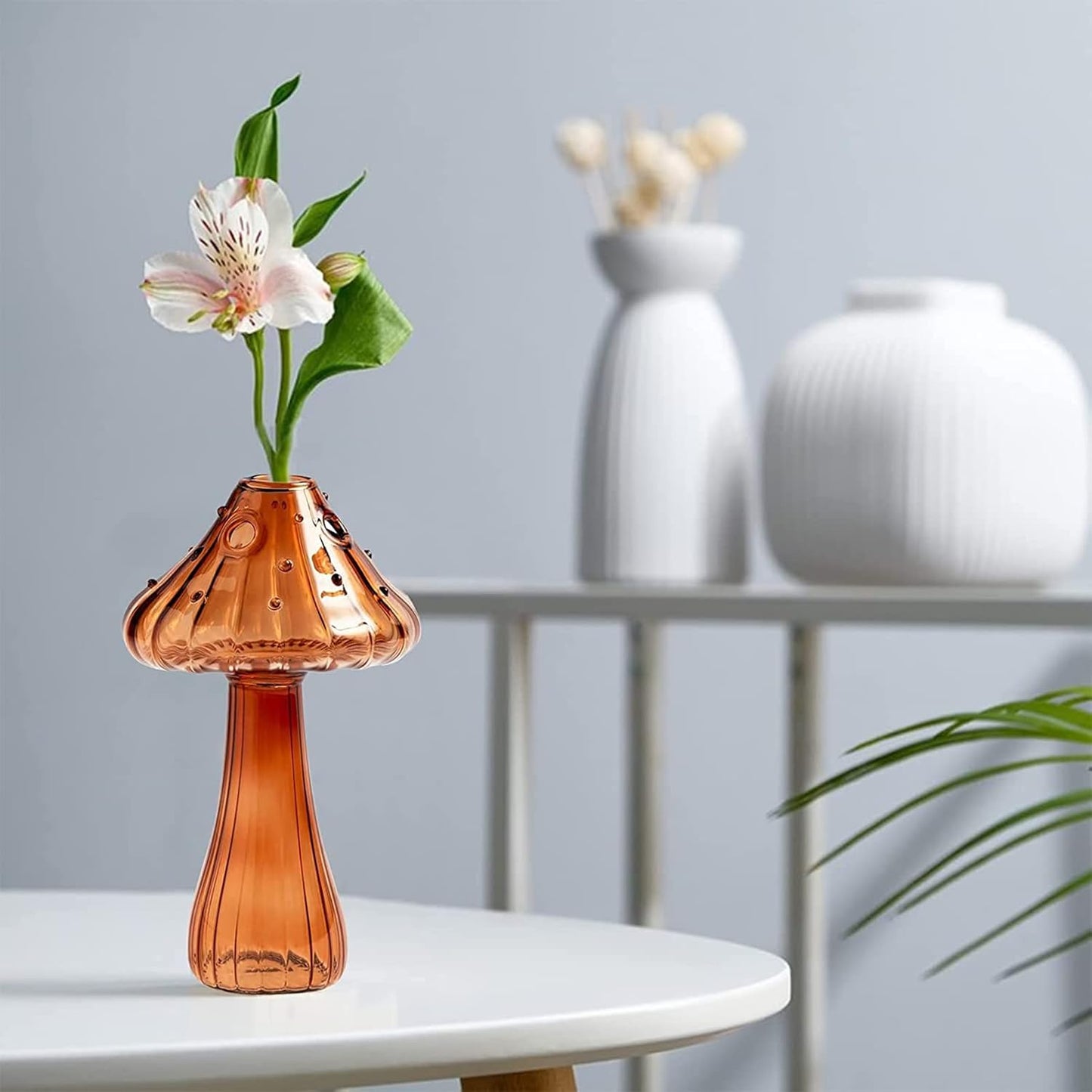 Vase en Verre - NordicMushroomVase™ - Marron