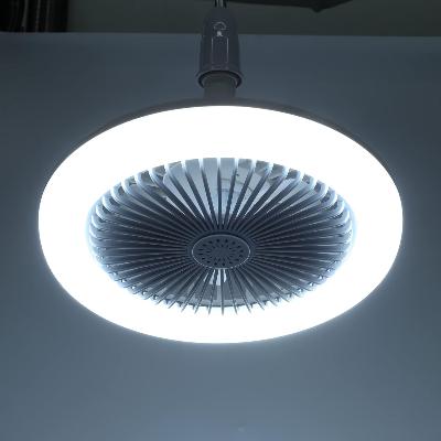 Ventilateur au Plafond - LumiFan™ - Gris avec Télécommande