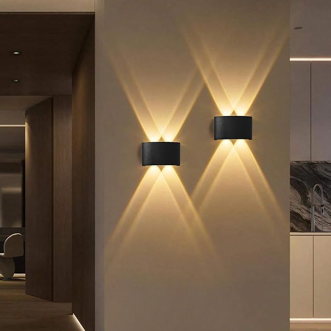 Applique Murale Led - BrillWall™ - 4W Noir