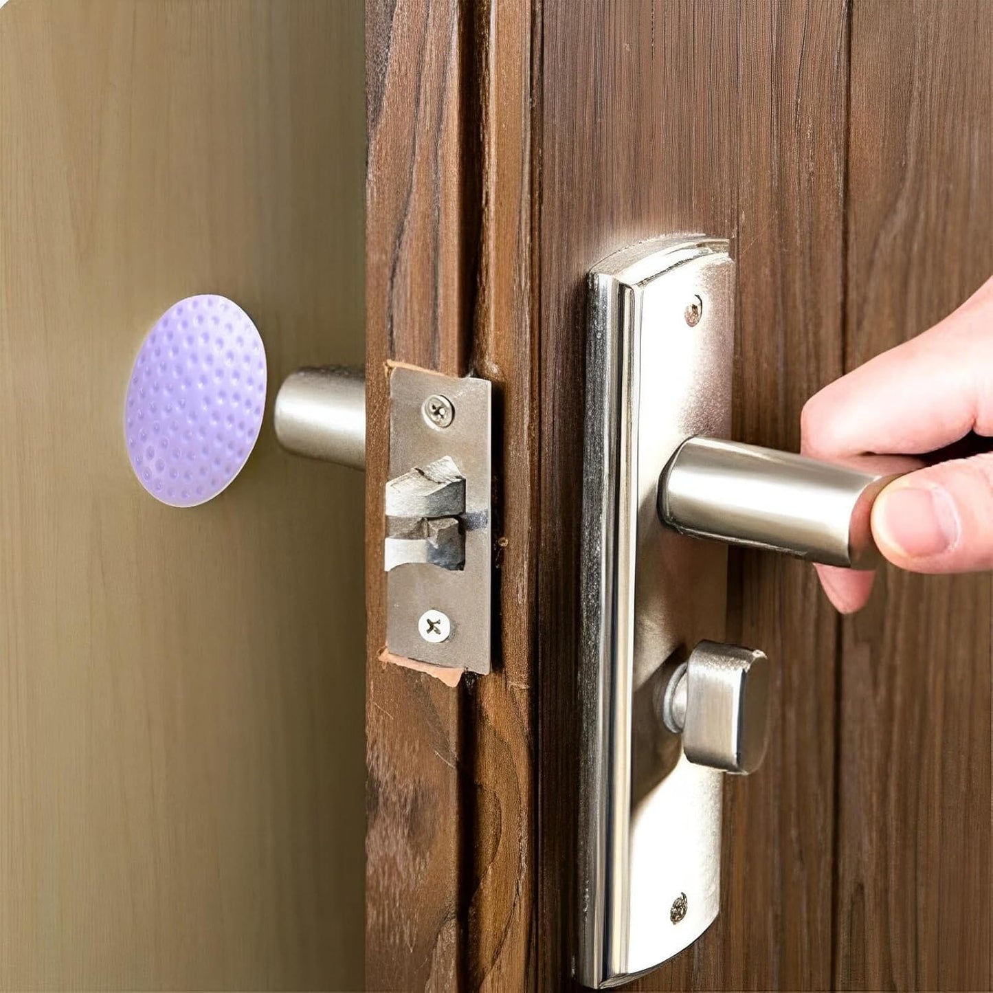 Butée de Porte - SecureStop™ - Mauve Pastel