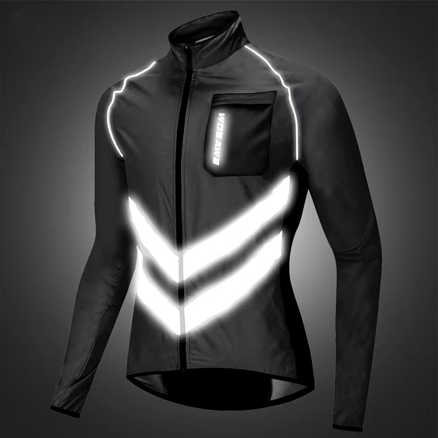 Veste Pluie Velo - WindproofCyclingJacket™ - Noir