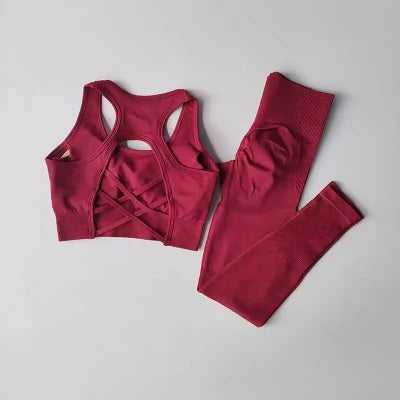 Vêtements de sport femme - WomenTrackSuit™ - Rouge