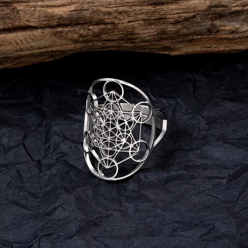 Bijoux Spirituel - ArchangelMetatronRing™ - Argent