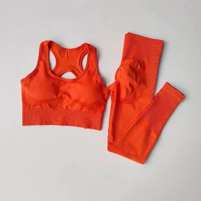 Vêtements de sport femme - WomenTrackSuit™ - Orange