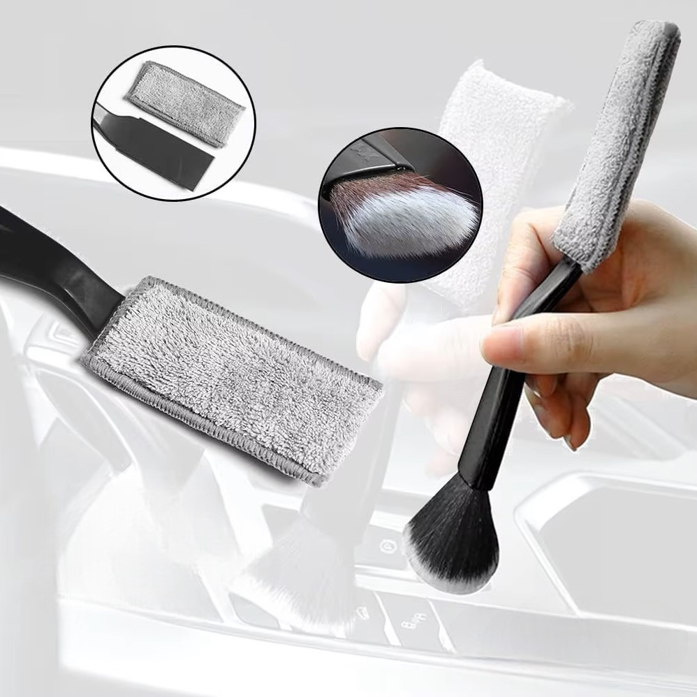 Brosse Nettoyage Voiture - CarSoftBrush™ - Noir