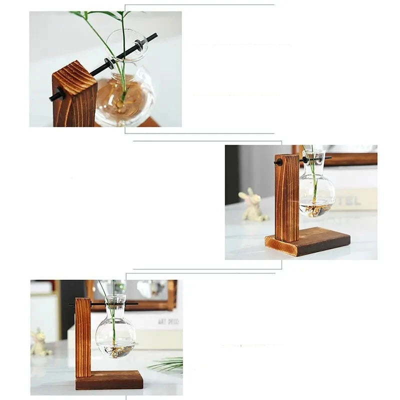 VaseSupport™ - Support de vase en bois