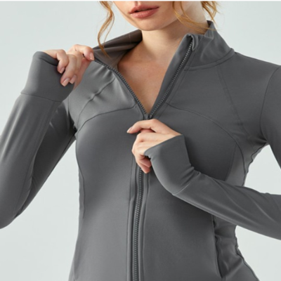 Veste de sport - WomenYogaSuit™ - Gris