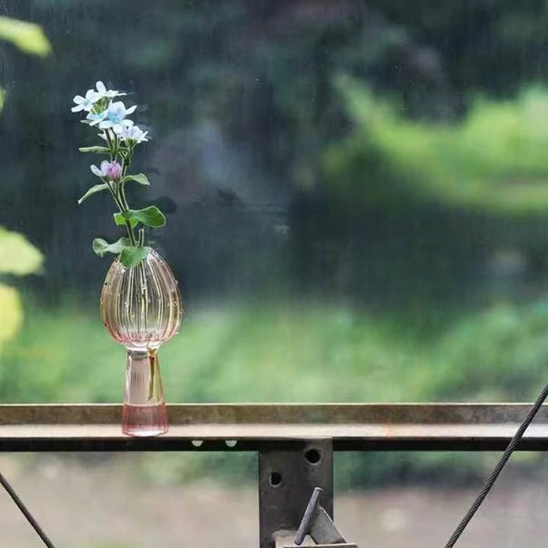 Vase en Verre - NordicMushroomVase™ - Rose