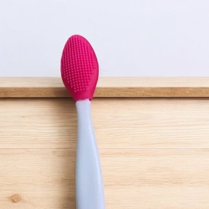 Brosse Nettoyante pour le Visage - DoubleSilkBrush™ - Rose Foncé