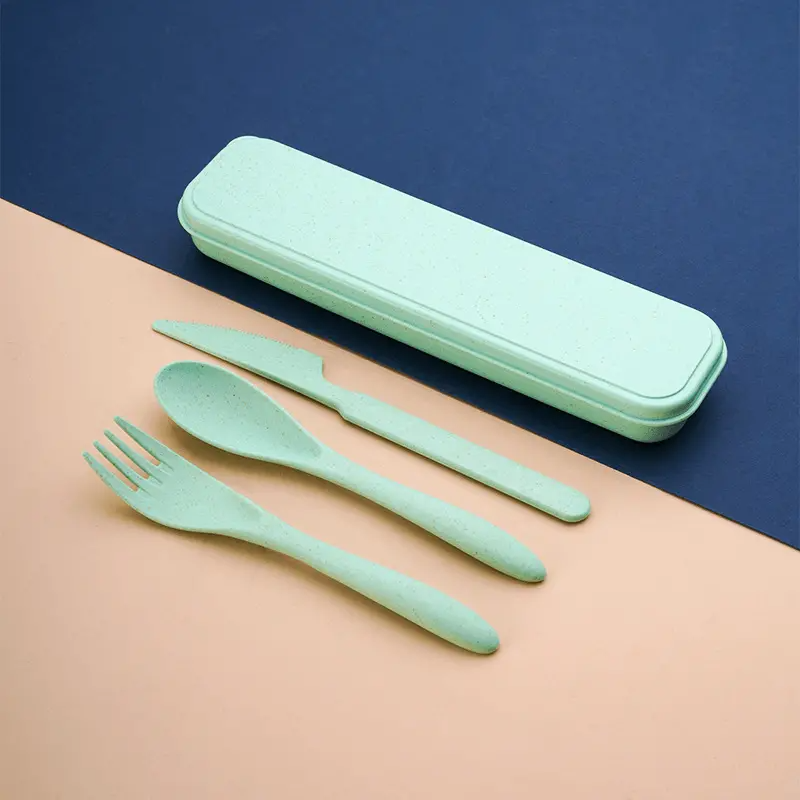 Vaisselle à emporter - StrawDinnerwareSet™ - Vert