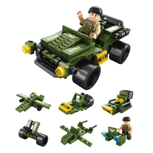 BuildXplore™ - Voiture Militaire