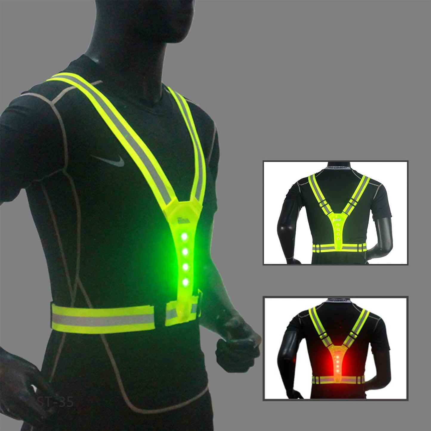 Gilet de Sécurité - SafetyVest™ - Vert Points