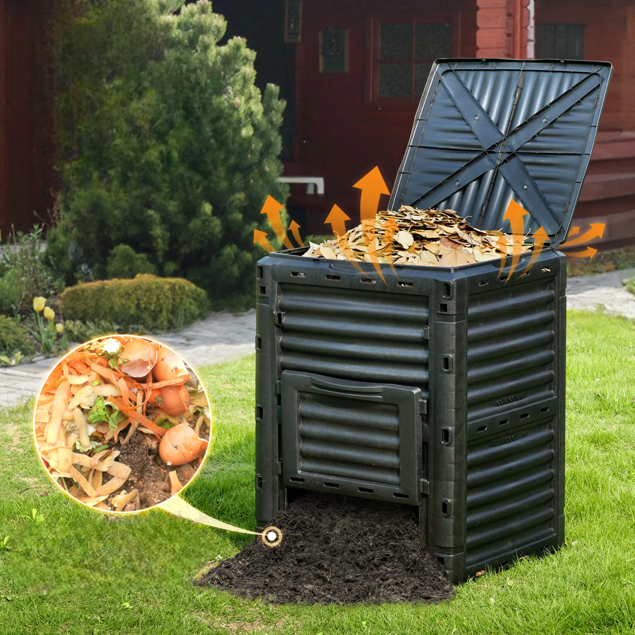 Composteur de Jardin - GardenCompost™ - Cube