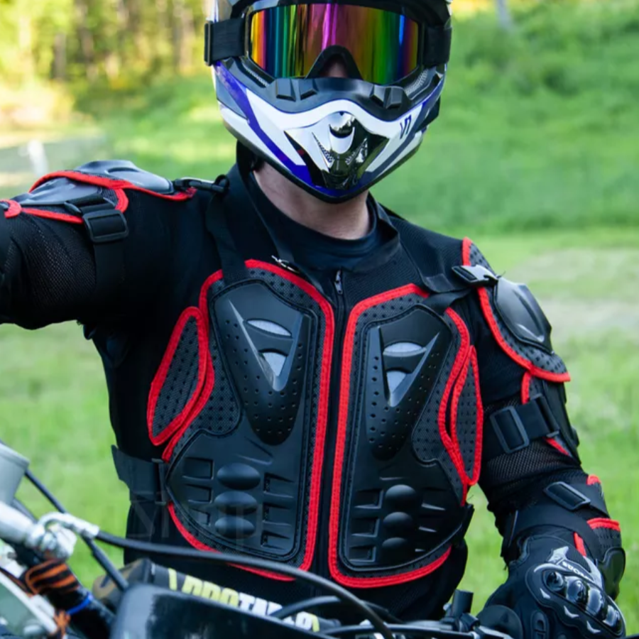 Veste de Moto - MotocrossProtection™ - Jacket Rouge