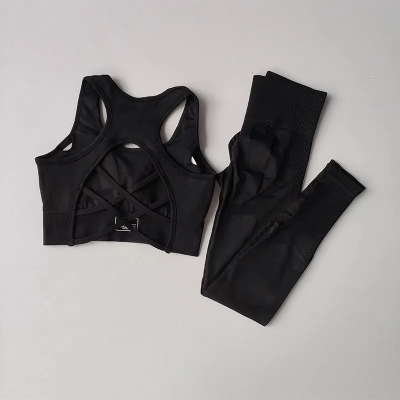 Vêtements de sport femme - WomenTrackSuit™ - Noir