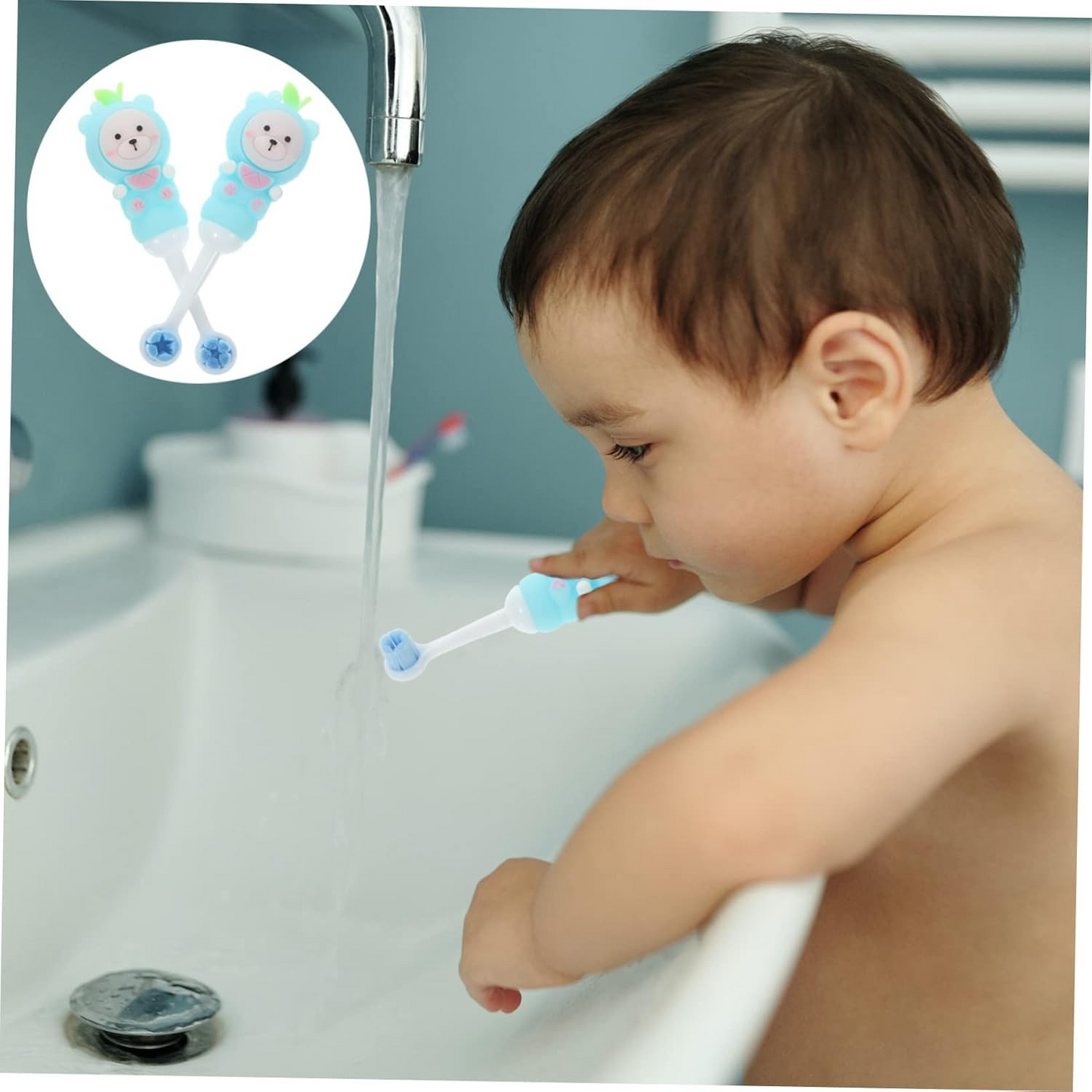 Brosse à Dents - CuteBabyToothbrush™ - Bleu Ciel