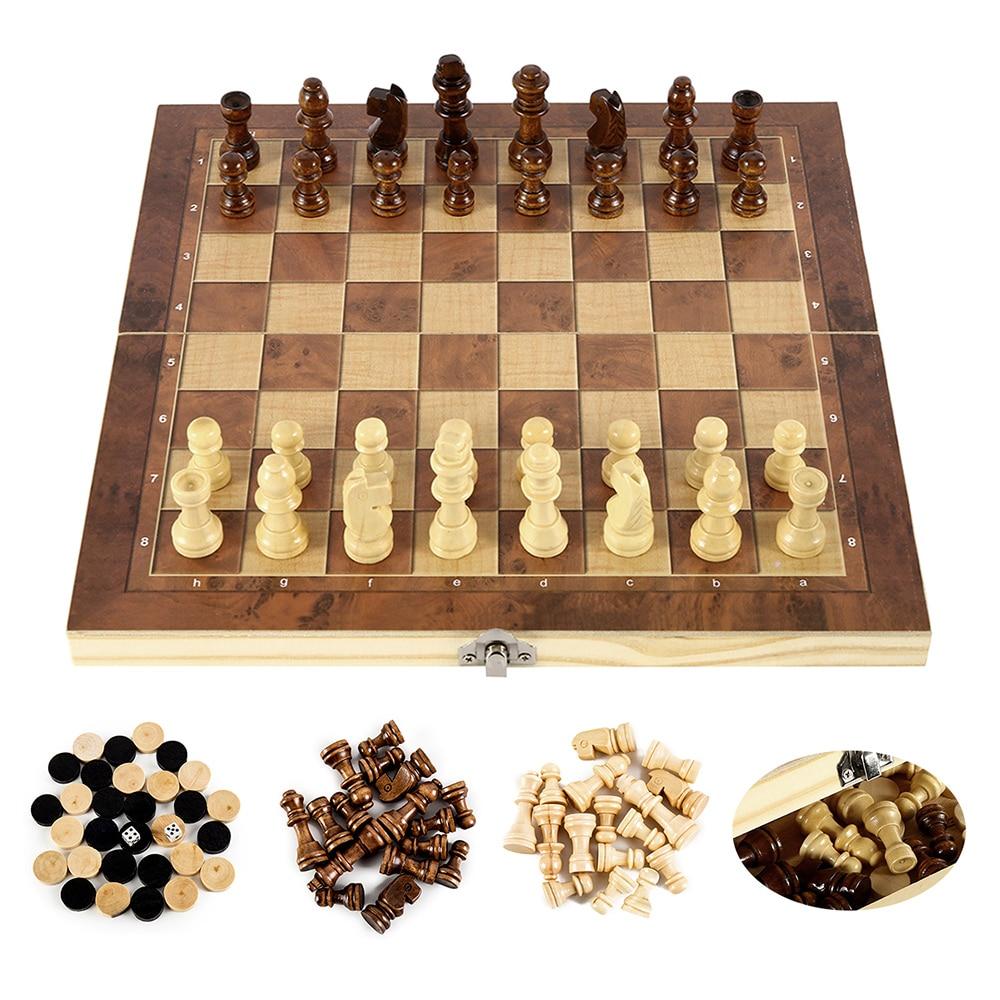 Jeu d'Échecs en Bois Magnétique | Echecs